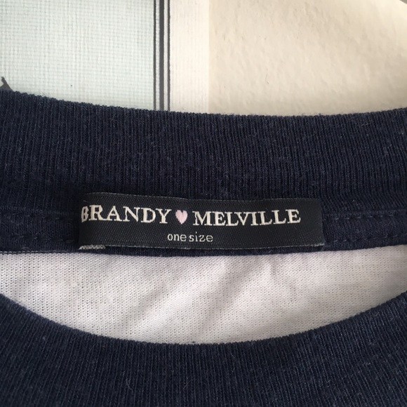 Striped Brandy Melville long sleeve t shirt - Picture 3 of 4